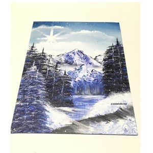 11x14 Acrylic Painting By Me- ThroughTheCold